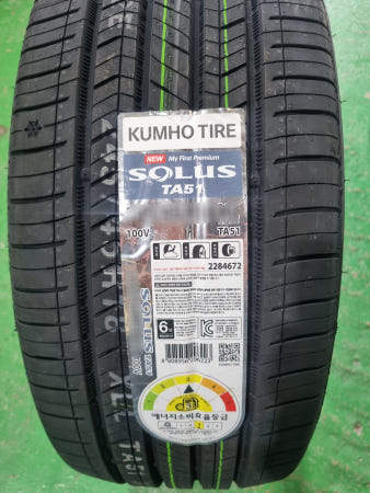 [동두천 장착] 금호타이어 솔루스 TA51 195/45R16 195 45 16 장착전용/장착비별도