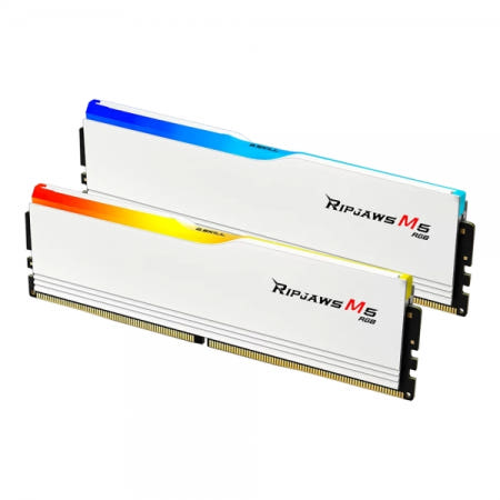 G.SKILL DDR5-5200 CL40 RIPJAWS M5 RGB 화이트 패키지 (64GB(32Gx2))