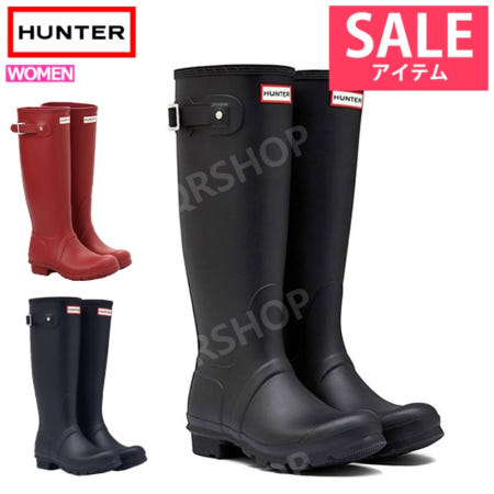 [해외]HUNTER 헌터 레인 부츠 장화 여성 방수 비 눈 WOMENS WFT1000RMA