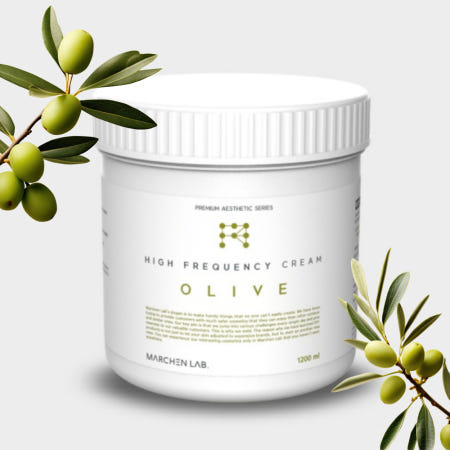 메르헨랩 올리브 비타민 고주파 마사지 크림 대용량 업소용 에스테틱 전신 얼굴 1200ml