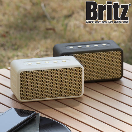 브리츠 BZ-JB9600 모던 레트로 감성 블루투스 스피커 카페 인테리어