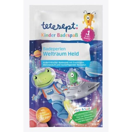 [해외]tetesept Badeperlen Weltraum Held 테테셉트 어린이 입욕제 진주 우주 영웅 10팩