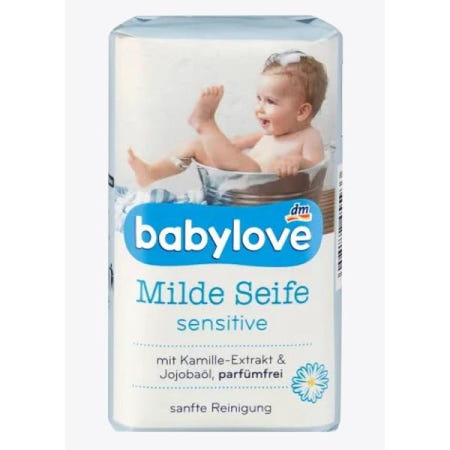 [해외]babylove milde Seife Sensitive 베이비러브 아기비누 100g 10팩