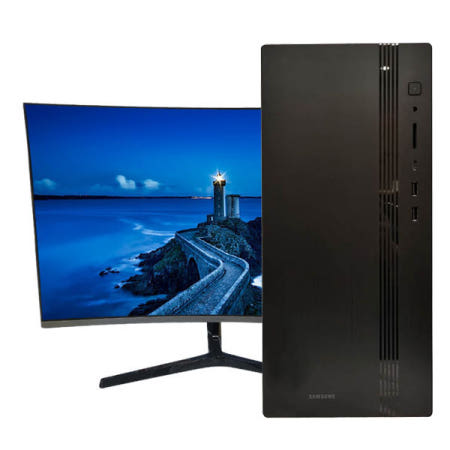 삼성전자 DM500THA-AC51B + 32형(C32R500) 1500R 커브드모니터