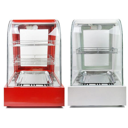 [렌치][해외]약국 온장고 소형 쇼케이스 편의점 보온고 음료 두유 따뜻한 초콜릿미니뉴2레이어-블랙 공식 표준