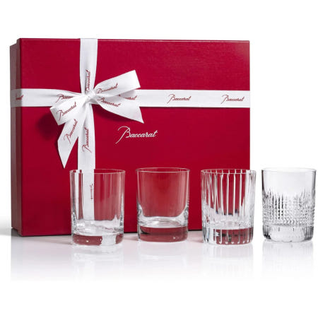 [해외]baccarat 바카랏 바카라 4 엘리먼츠 텀블러 크리스탈 유리잔 4개 세트 관부가세포함