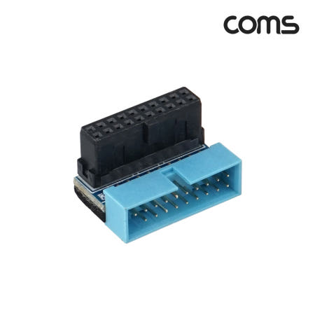 USB 3.0 19핀/20핀 연장 젠더 하향꺾임 M/F 메인보드 마더보드 19Pin 20PinJA169 JA169