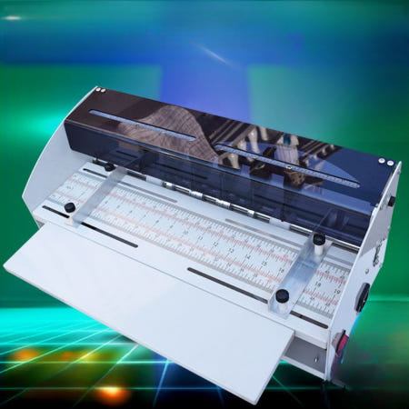 [해외]자동 문서 접지기 종이 카드 오시선 접지 기계 H500 주름 기계