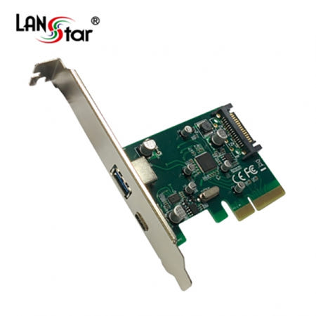 [라인업시스템(주)]USB 3.1 C-Type PCI Express Card USB3.1 1Port + USB3.0 1Port L30120