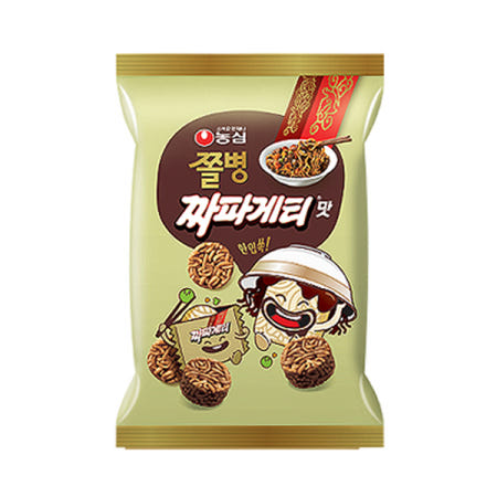 스낵 농심 쫄병 짜파게티맛, 77g, 10개