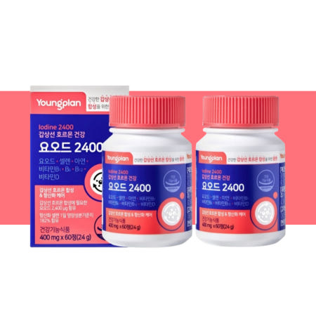 영진약품 요오드 2400 갑상선호르몬 아이오딘 멀티비타민 120정 약4개월분