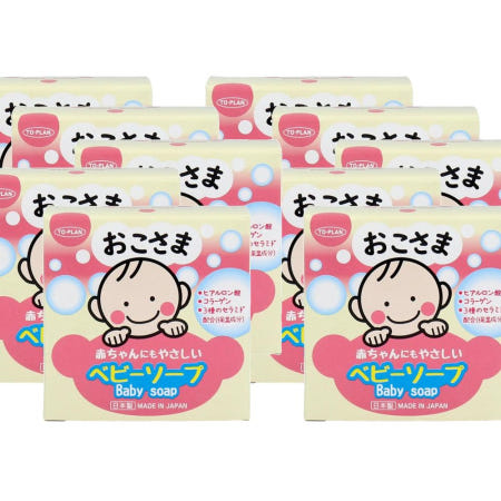 [해외]To Plan Baby Soap 토플란 오카사마 아기 비누 100g 10팩