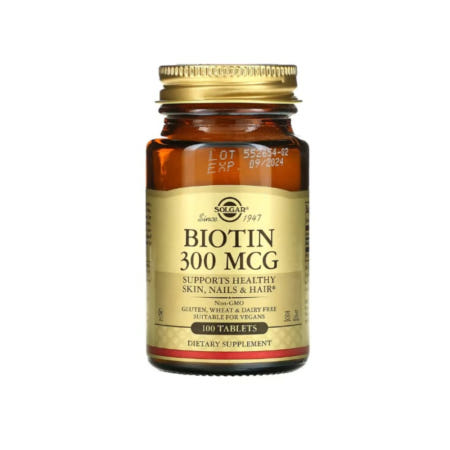 [해외]솔가 비오틴 300mcg 100정 비오틴300