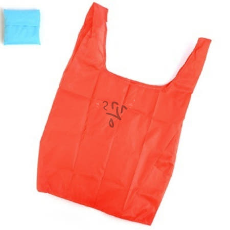 꽁s마켓 컬러 파스텔 접이식 가방 장 보기 쇼핑백 시장 바구니 하늘색 에코백 부직포가방