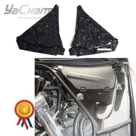 [해외]단조 탄소 섬유 USDM 브레이크 및 배터리 커버 맞는 2008-2020 R35 GTR CBA 인테리어 트림 (5 PCS)