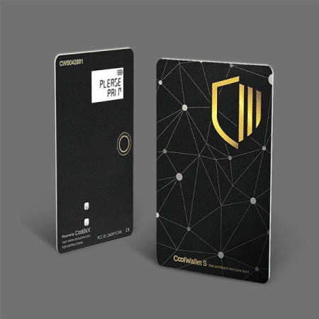 [해외]CoolWallet S 보안 콜드 하드웨어 지갑 암호화 디지털  블록 체인 개인 키 지지대 다중 오픈 소스