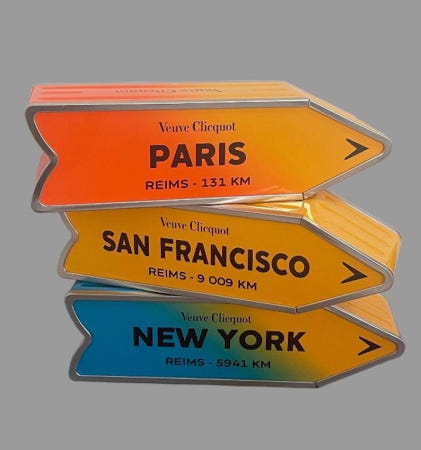 [중고][해외][뵈브 클리코] 뵈브클리코 오렌지 애로우 샴페인 케이스