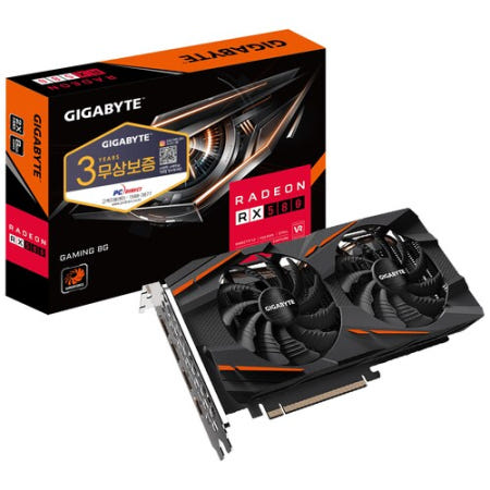 [기가바이트][중고][리퍼] GIGABYTE 라데온 RX 580 Gaming D5 8GB 피씨디렉트 [F_1874]