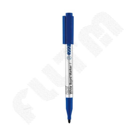 [필타임협력업체OEM]모나미 생잉크 보드마카 청색 가는 닙 1.3mm 타 (12개입) 노크식보드마카 마커펜