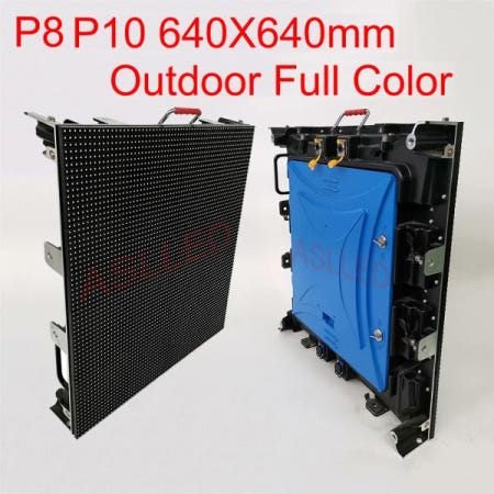 [해외]야외 P8 P10 HD LED 광고 대형 스크린 640X640mm 다이 캐스트 알루미늄 캐비닛 심천 공장 알리 익스프레스