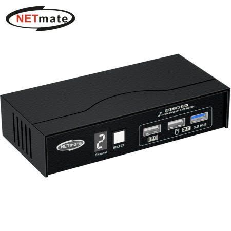 [강원전자]NM-DK8302P 8K 지원 Displayport KVM 2:1 스위치 (USB)