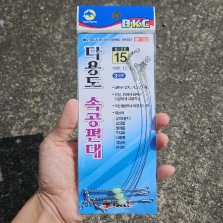 BKC 백경 다용도 속공편대 텐빈채비 도다리 갈치 감성돔 편대채비 BK-1233
