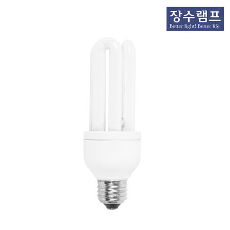 장수램프 우리조명 삼파장 전구 주광색 20W