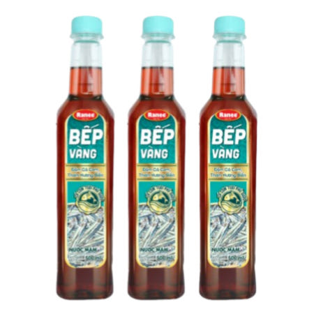 [해외]BEP VANG 초이스라벨 베트남 피쉬 소스 느억맘 500ml x 3병 액젓 골든키친 멸치 피시 초록색병 푸꾸옥