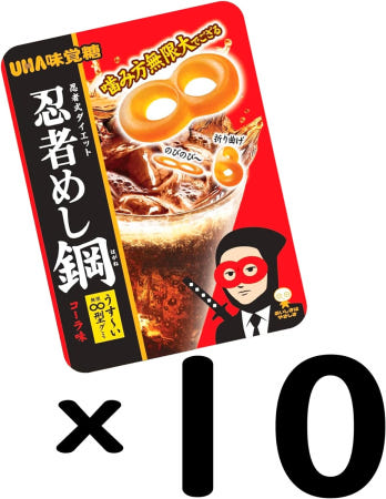 [해외]UHA 미각당 닌자메시 콜라맛 50g 10봉 무한젤리 일본발송 무료배송