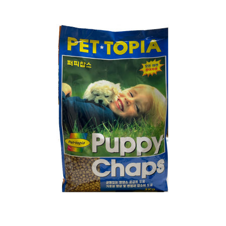 퍼피찹스 강아지용 사료 3kg 1개 무료배송