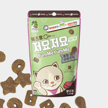 캐츠랑 저요저요 이빨과자 양고기, 60g, 1개
