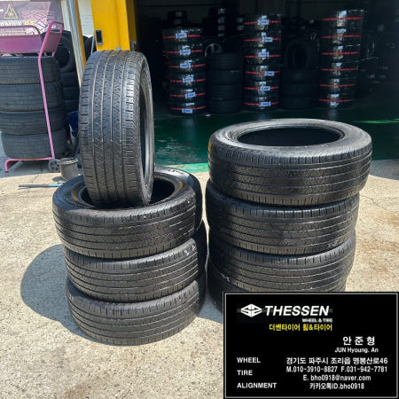 싼타페MX5 올뉴쏘렌토 중고타이어 235 60 18 컨티넨탈 크로스컨텍LX스포츠