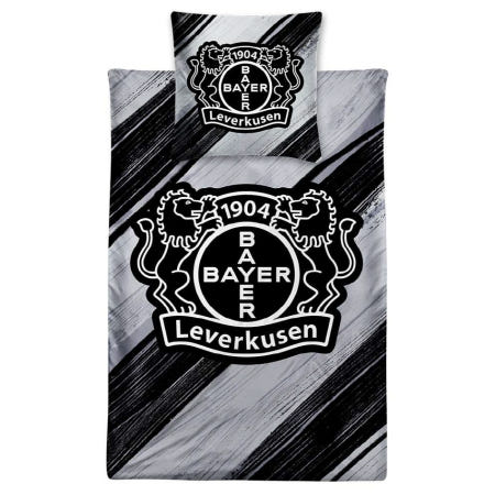 [해외]Bayer 04 레버쿠젠 오피셜 블랙 싱글 이불 커버 세트