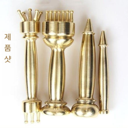 [해외OEM][해외]순수 구리 자오선 마사지 스틱 포인트 구아샤 스크래핑 보드 바디