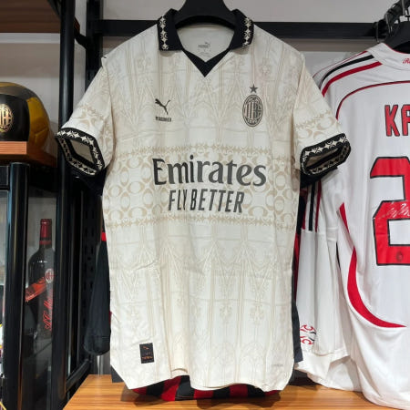 [해외OEM][해외]AC 밀란 유니폼 저지 반팔 축구복 말디니 즐라탄 피를로 화이트 밀 상단 - 번호 없음 사이즈 S 165-170cm