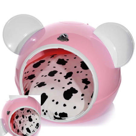 구햐 무료 사샤 엔젤핑크 방석미포함 개하우스 펫가구 애견집