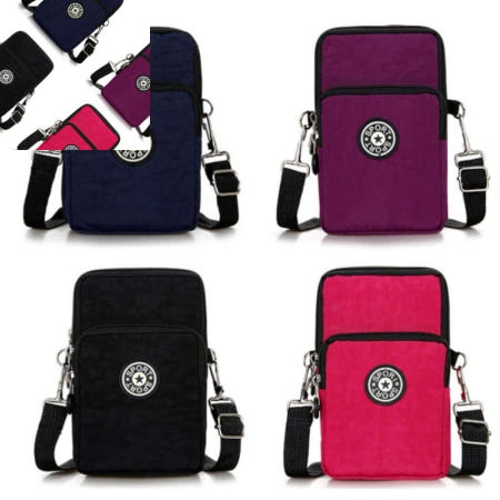 [당사 협력사]삼햐 미니 암밴드 크로스백 핸드폰 스마트폰 포켓 여행 여권가방 휴대폰가방 해외여행여권가방 남성여권가방 여성여권가방