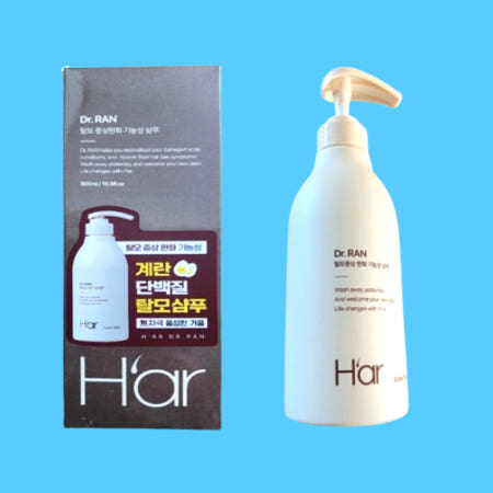 [피엘코스메틱]하아르 닥터란 계란유래단백질 샴푸 500ml 탈모샴푸