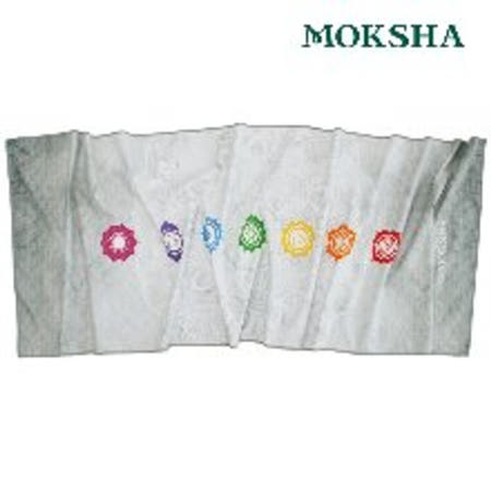 온라인재판매 모크샤 논슬립 매트타월 (세븐차크라 인디) 요가타올 천매트