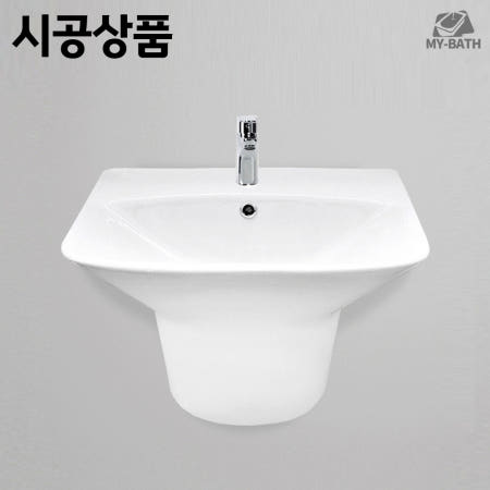 [마이바스 협력업체]시공 포함 (크린스 HSL 601 사각 반다리 세면대) 김포 하성면 월곶면 통진읍 대곶면 구래동 양촌읍 장기본동 다리없는 세면기 빠른 교체 설치
