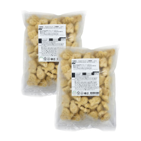 [육화원에프앤디]햇살 골든 치킨너겟 2kg(1kgx2봉)/대용량 업소용 치킨너겟, 영양간식