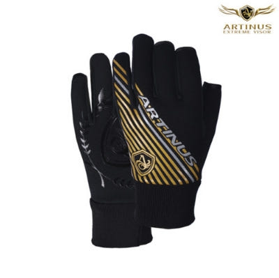 아티누스 네오프렌 3컷 3지형 낚시장갑 AG-857 (골드) 동계용 방한 피싱글러브