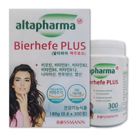 [독일제조] 알타파마 독일 맥주효모 독일산 비오틴 건강기능식품 300정, 1개