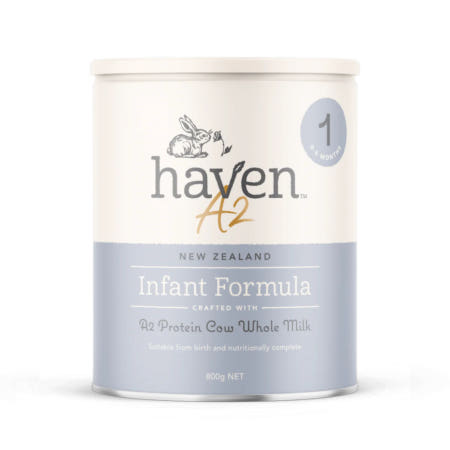 [해외]뉴질랜드 헤이븐 Haven A2 단백질 방목 소 분유 1단계 0~6개월 800g 4통