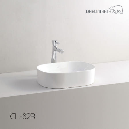 대림바스 CL823 카운터형 세면기 초슬림 탑볼 세면기