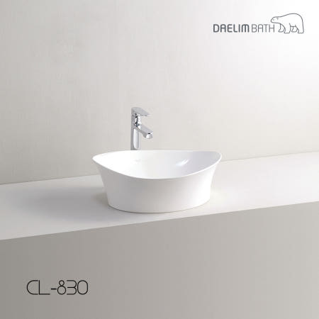 대림바스 CL830 카운터형 세면기 탑볼 세면기