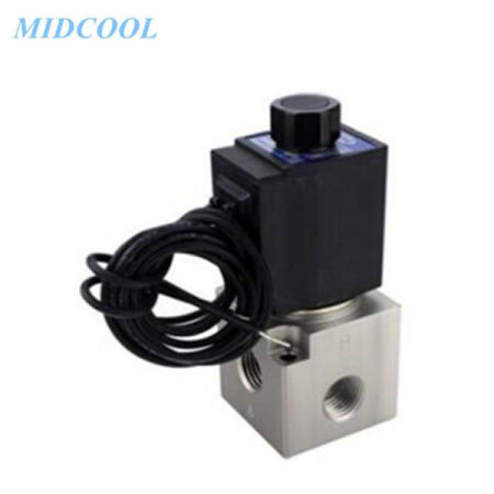 [해외]솔레노이드 밸브 진공 3V3 시리즈 3V308 3V3-08, 220V, 110V, 24V, 12V, 3 포트, 2 위치 그로밋 호환, 평상시 닫힘 열림