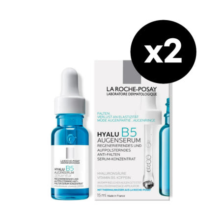 [해외]라로슈포제 Hyalu B5 아이 세럼 15ml x2 히알루론산 리퀴드 앰플 눈가케어 프랑스 몽쥬약국