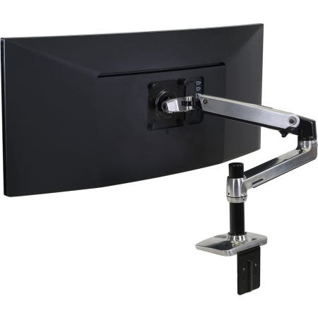 [해외]Ergotron LX 단일 모니터 암 테이블 마운트 광택알류미늄