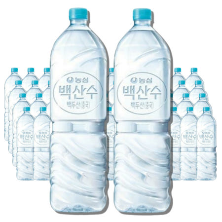 농심 백산수 무라벨 2L, 48개